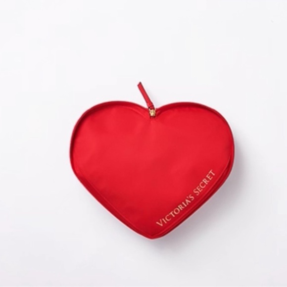 NWT  Victoria’s Secret Red Heart Tote Bag Packable Tote - Picture 6 of 8